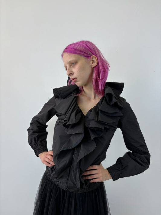 ruffle sport jacket