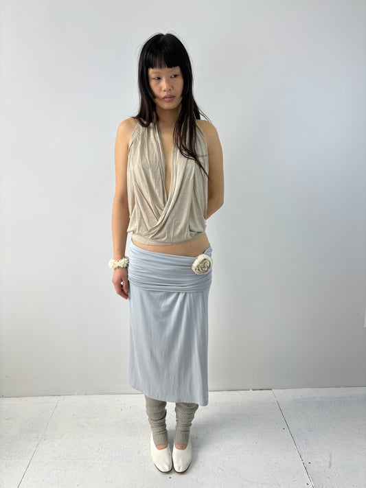 folded waist skirt