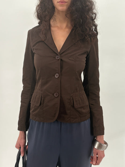 collared fitted blazer