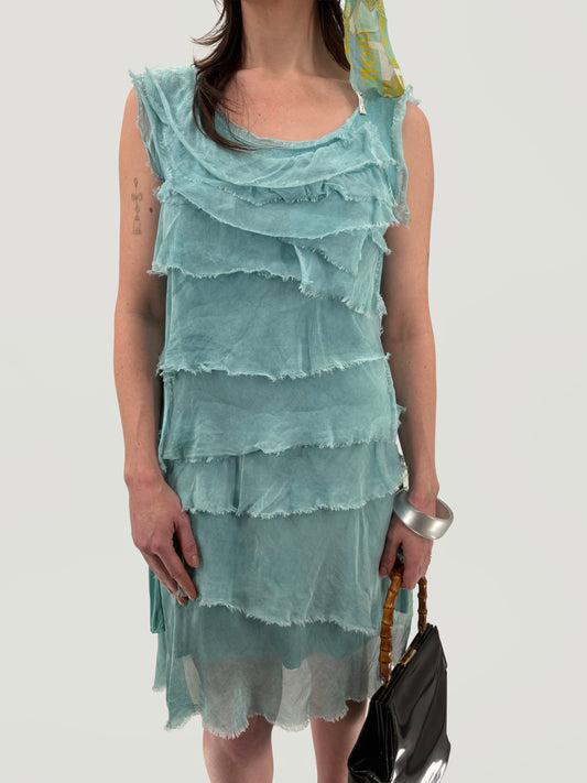 layered sleeveless dress