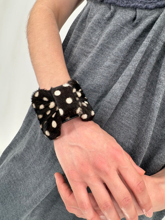 pony hair cuff bracelet