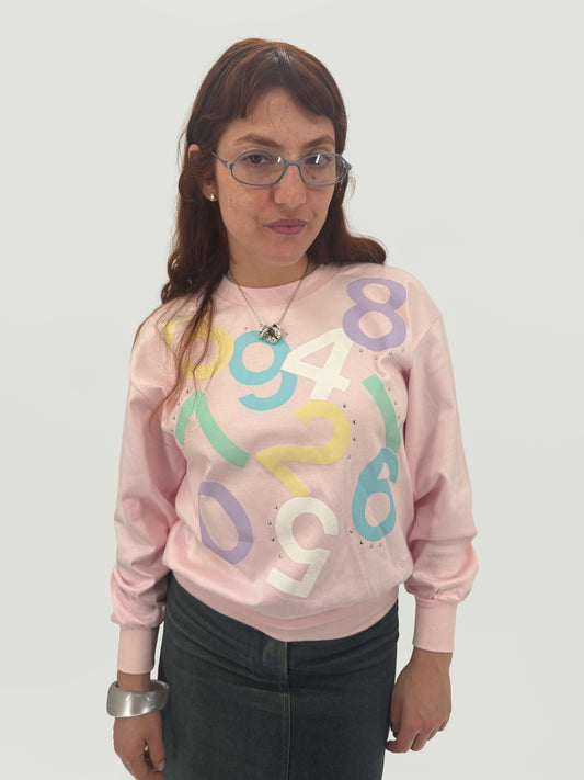 numbers studded t-shirt