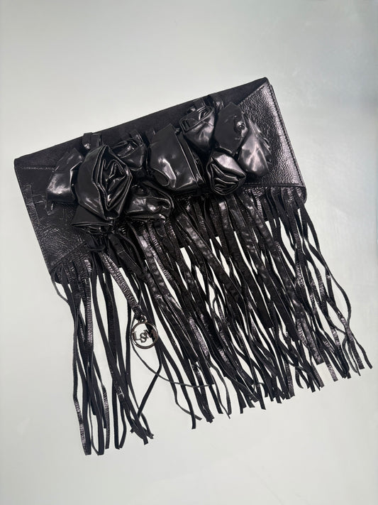 fringe flower clutch
